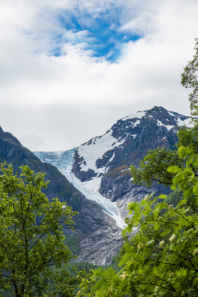 Glacier tongue Bondhusbreen - Zdjęcie, obraz