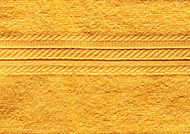 Gelbes Handtuch als Hintergrund für Ihre Nachricht - Foto, Bild