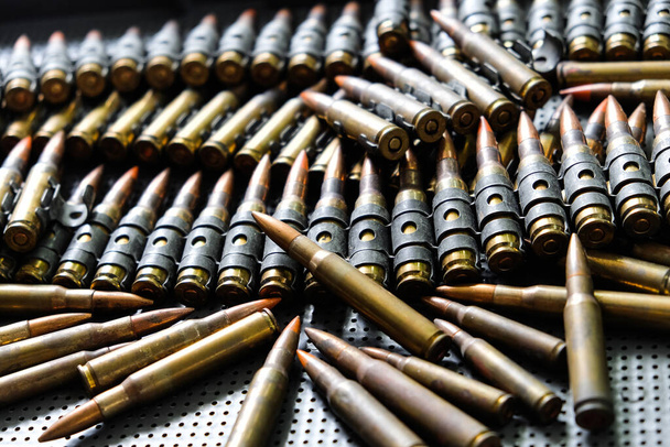  Close up Image of Rifle Bullets - Φωτογραφία, εικόνα