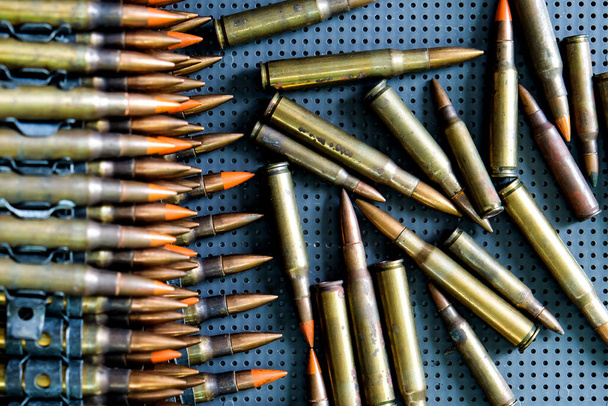  Close up Image of Rifle Bullets - 写真・画像