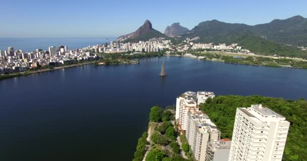Rio de Janeiro, Rodrigo de Freitas, Βραζιλία. - Πλάνα, βίντεο