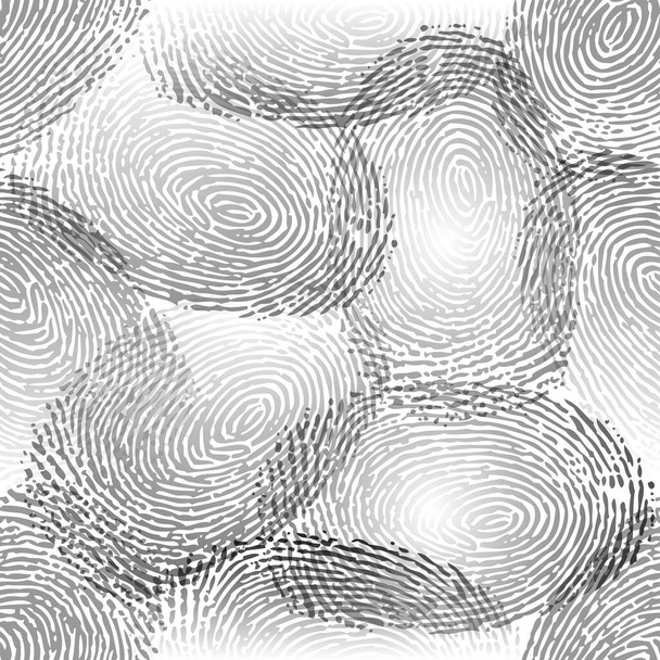 Fingerprint gradient seamless background - Vetor, Imagem