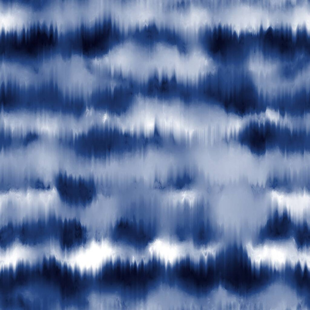 Seamless indigo shibori tie dye pattern for surface print - Photo, Image