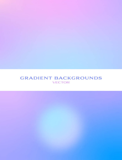 Pink and purple gradient backgrounds for web projects. Can be used as mobile wallpaper. - Vector, Imagen
