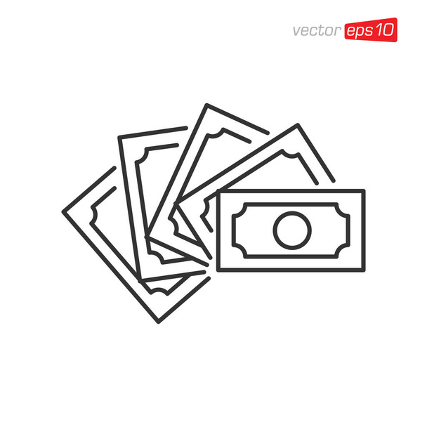 грошові значки дизайн Векторний шаблон
 - Вектор, зображення