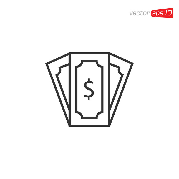 Money Icon Design Vector Template - Vector, Image