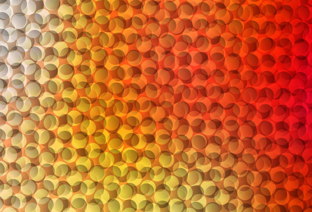 Φως κόκκινο, κίτρινο διανυσματική διάταξη με σχήματα κύκλο. Glitter αφηρημένη εικόνα με θολή σταγόνες βροχής. Μοτίβο για όμορφες ιστοσελίδες. - Διάνυσμα, εικόνα
