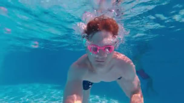 Nadador Subaquático Selfie - Filmagem, Vídeo
