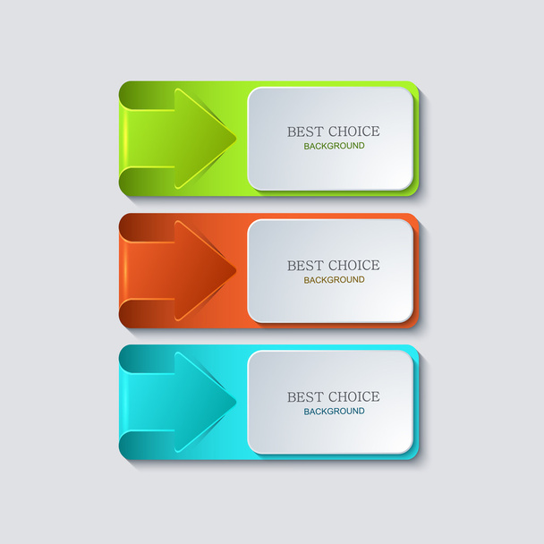 Vector moder banners element design. - Вектор,изображение