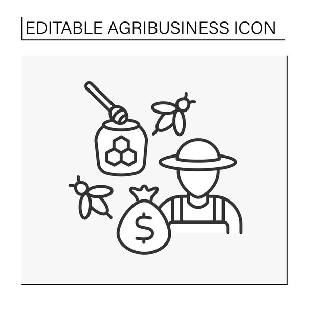 Ikona řádku zemědělství - Vektor, obrázek