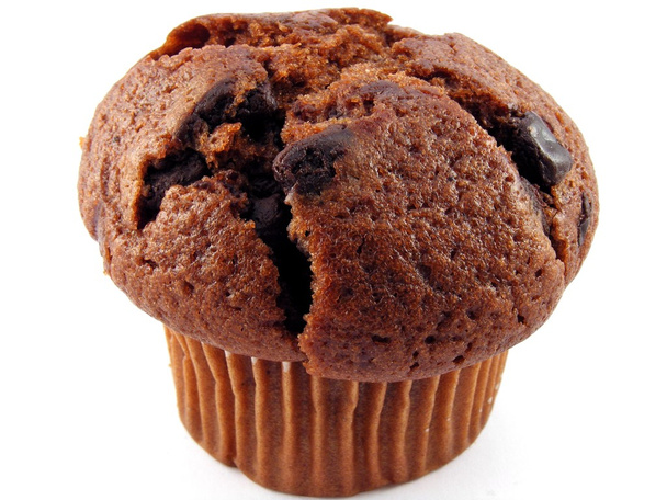 čokoládový muffin zblízka - Fotografie, Obrázek