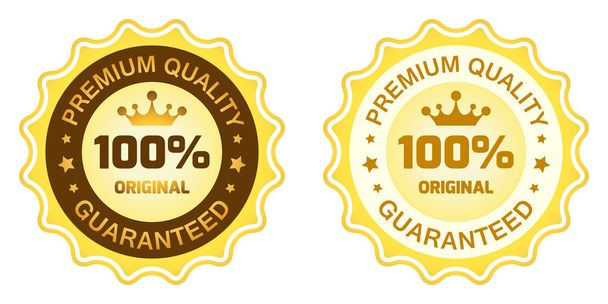 Etiqueta de calidad 100 Premium
 - Vector, Imagen