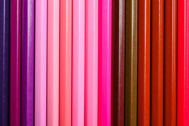 Colorful pencils as background, closeup - Foto, Imagen