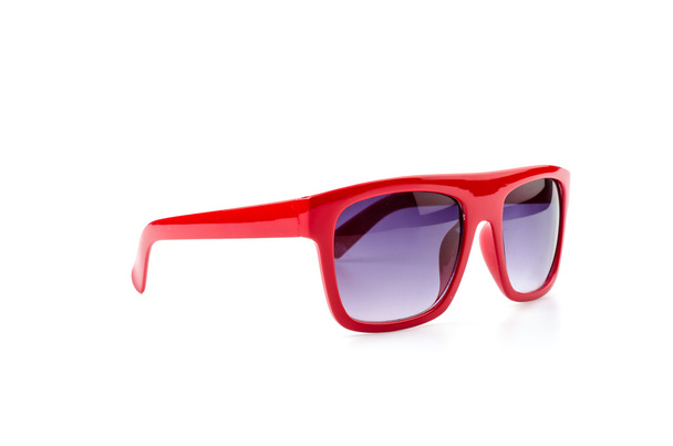 okulary przeciwsłoneczne pojedyncze białe tło - Zdjęcie, obraz