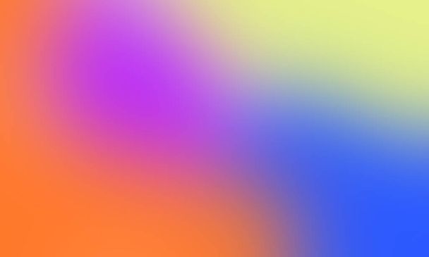 Gaussian blur background illustration design with assorted bright colors - Photo, Image