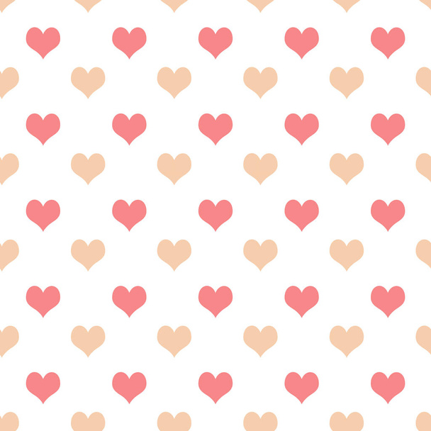 Pattern for a child. For use on decorative papers, fabrics, wallpapers. Hearts on a white background.  - Foto, afbeelding