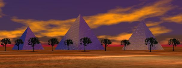 Krajina pyramidy - Fotografie, Obrázek