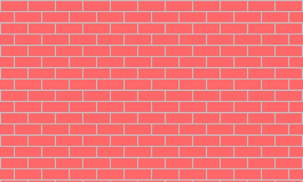 red brick wall background - Vector, Image