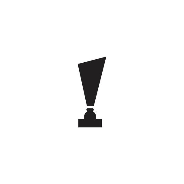 trofeo icono vector ilustración diseño plantilla - Vector, Imagen