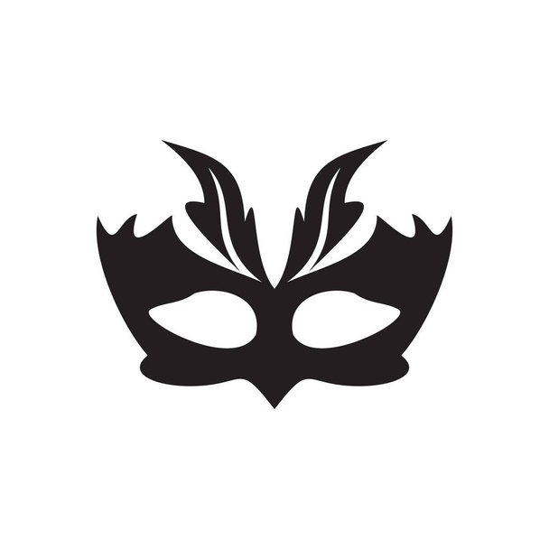Masquerade mask logo design vector template - Vector, afbeelding