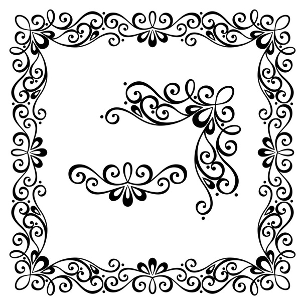 Decorative Abstract Frame, Ornament (Vector) - ベクター画像
