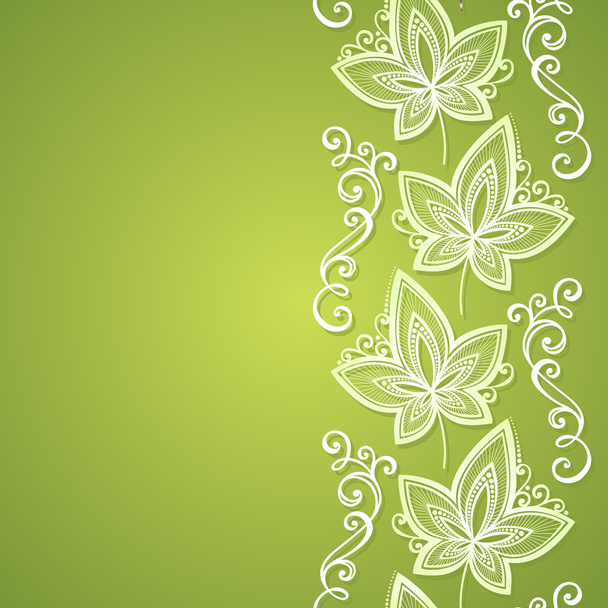 Vector Colored Floral Background - Vector, afbeelding