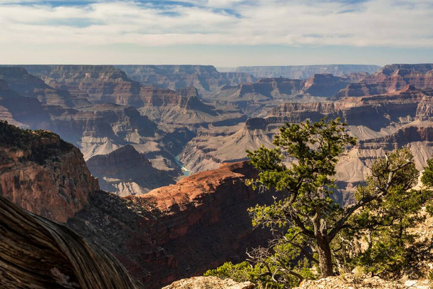 An overlooking landscape view of Grand Canyon National Park, Arizona - Photo, Image