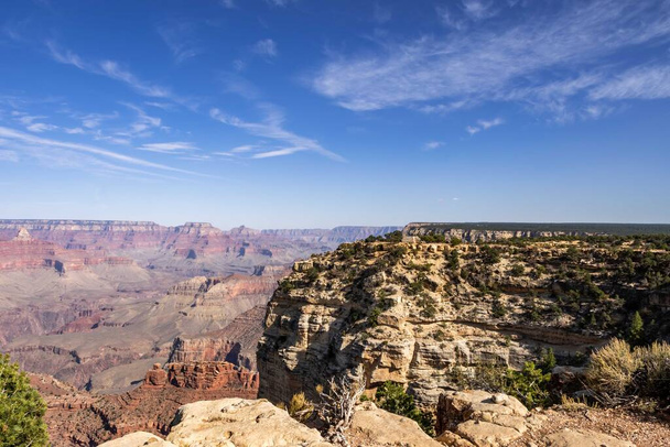 Näköala maisemaan Grand Canyonin kansallispuistoon, Arizona - Valokuva, kuva