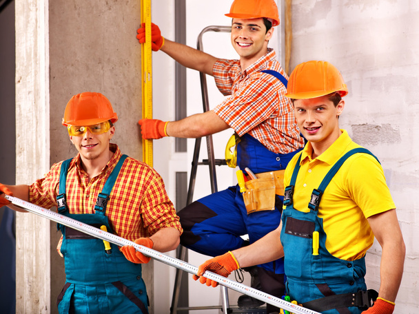 Men in builder uniform. - Photo, Image