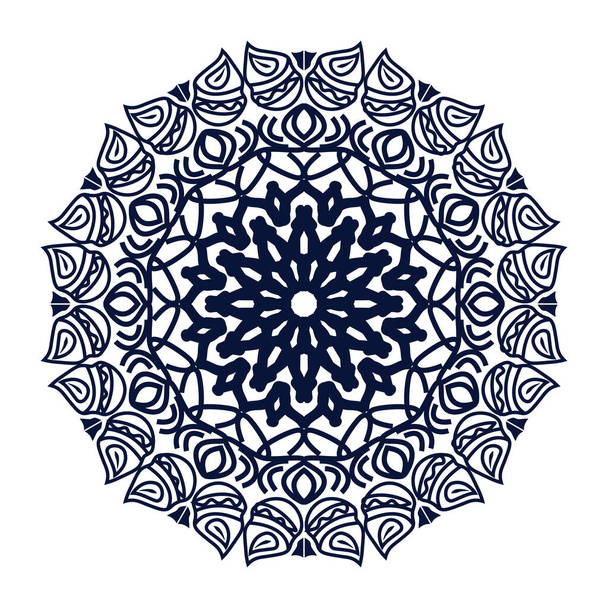ramadan luxe motief sier achtergrond van islamitische mandala ontwerp - Vector, afbeelding