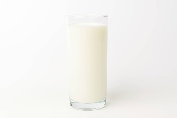 Savory drink. A fatty drink. Clear milk. White drink - Fotoğraf, Görsel