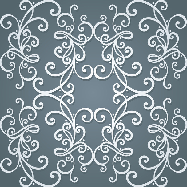 Seamless Ornate Pattern (Vector) - Vektör, Görsel