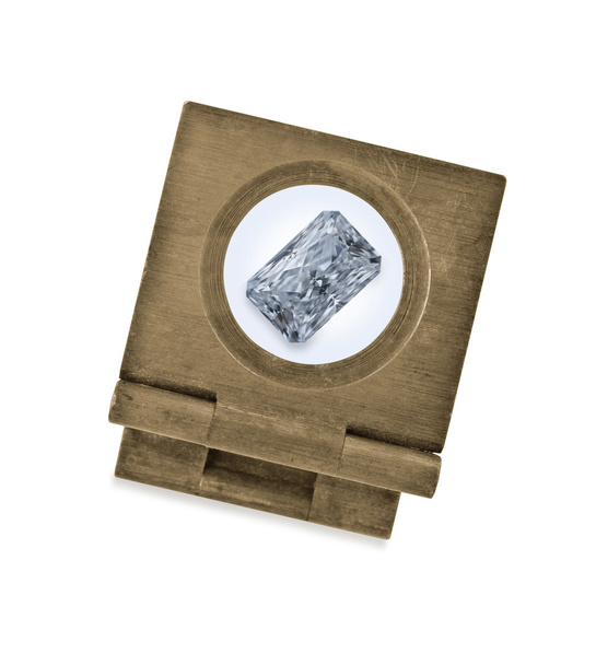 loupe vintage sobre diamante
  - Foto, Imagem