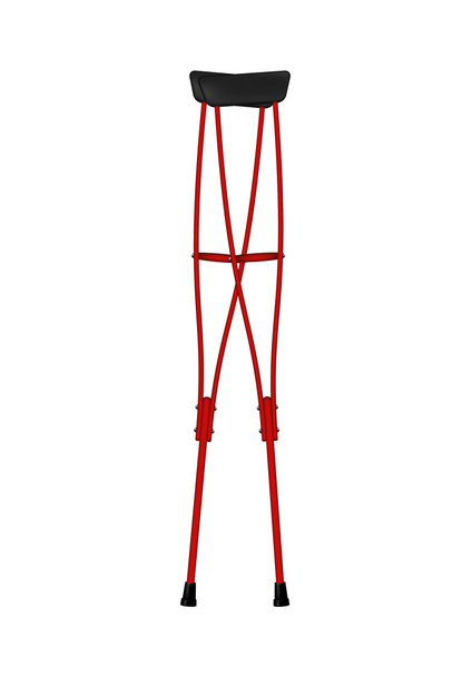 Retro crutches - Vektor, obrázek