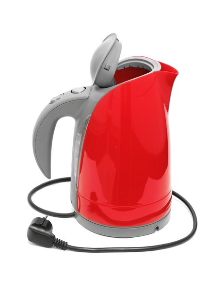 Electric kettle - isolated on white background - Fotoğraf, Görsel