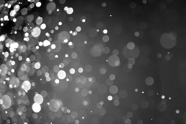 Abstract background concept. Black and white photograph. of bokeh lens blur. for background - Foto, Imagen