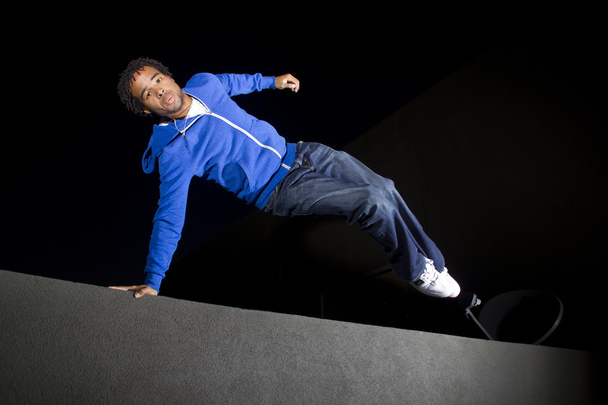 Free runner doing parkour - Photo, Image