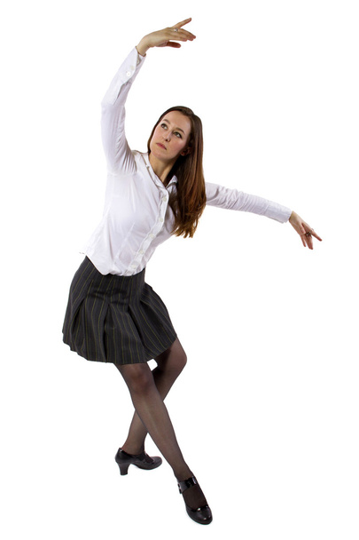 Dancing student or businesswoman - 写真・画像