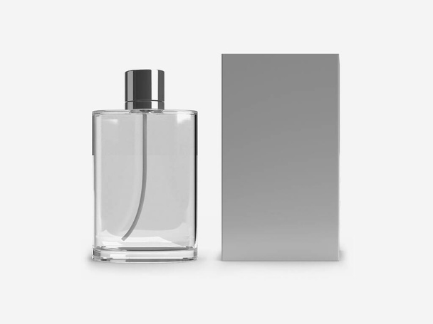 3D ilustrace parfému balení na izolovaném pozadí - Fotografie, Obrázek