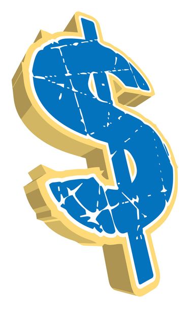 Dollar Sign - Vector, Image