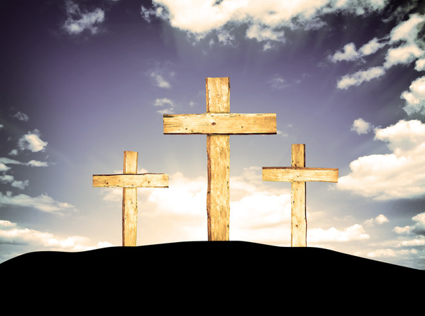 Wooden Crosses - Photo, image