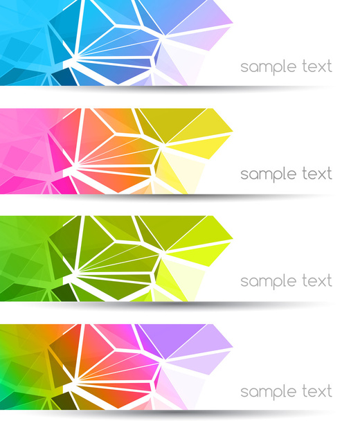 Vector abstract geometric background with triangle - Vector, Imagen