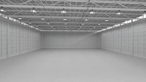 Empty factory interior - Footage, Video