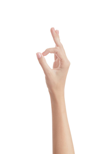Рука на білому фоні жест добре
 - Фото, зображення