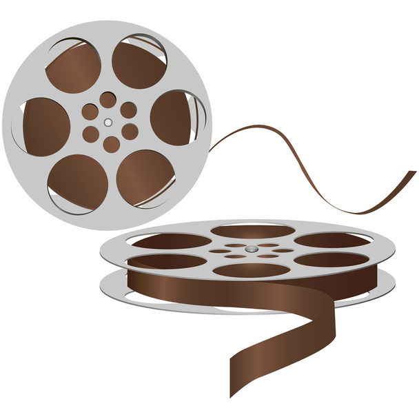 Old magnetic tape - Vector, Image