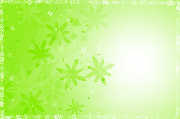 green flower abstract background. - Foto, immagini