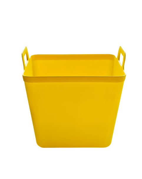 Yellow plastic bucket  - Zdjęcie, obraz