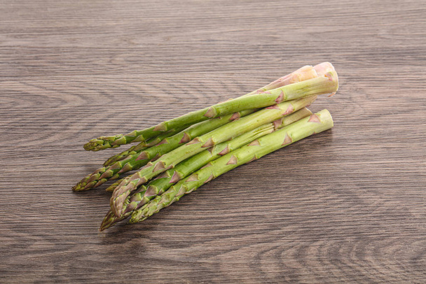 Raw ripe green fresh asparagus for dietary cuisine - Photo, Image