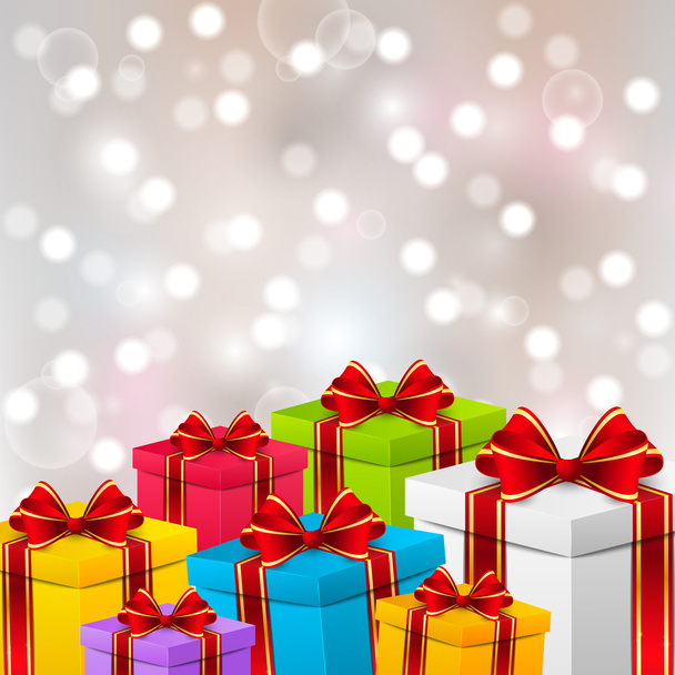 Birthday gift boxes - Vector, Image