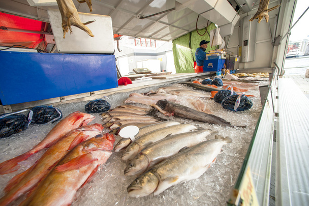 Bergen Balık pazarı - Fotoğraf, Görsel